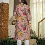 Women Printed Pure Cotton Straight Kurta