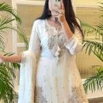 Women Pure Silk Kurta Pant Attached Dupatta