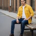 Men Regular Fit Solid Button Down Collar Casual Shirt