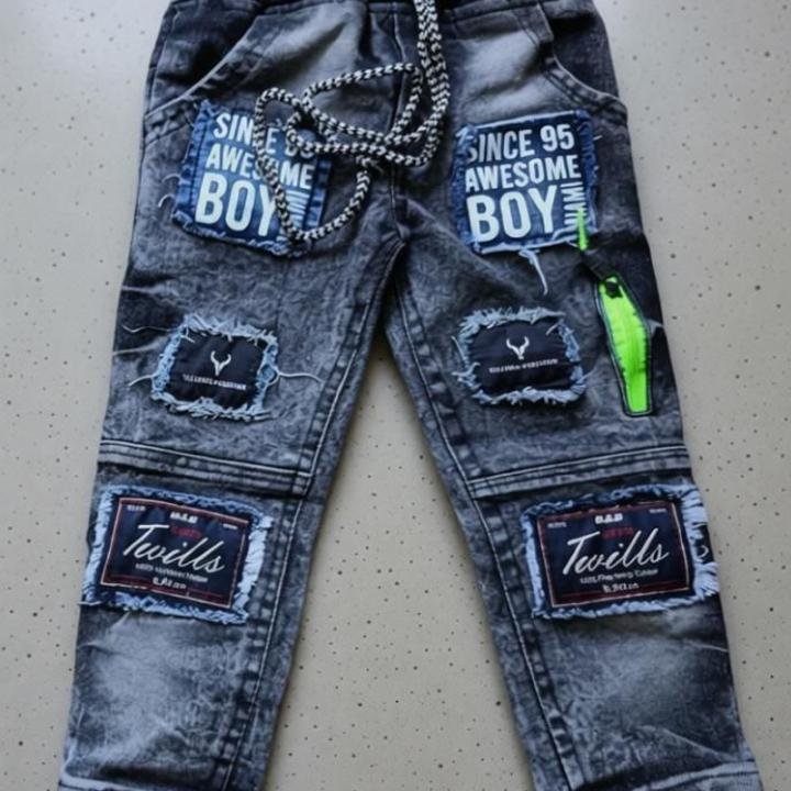 Boys Regular Mid Rise Dark Blue Jeans