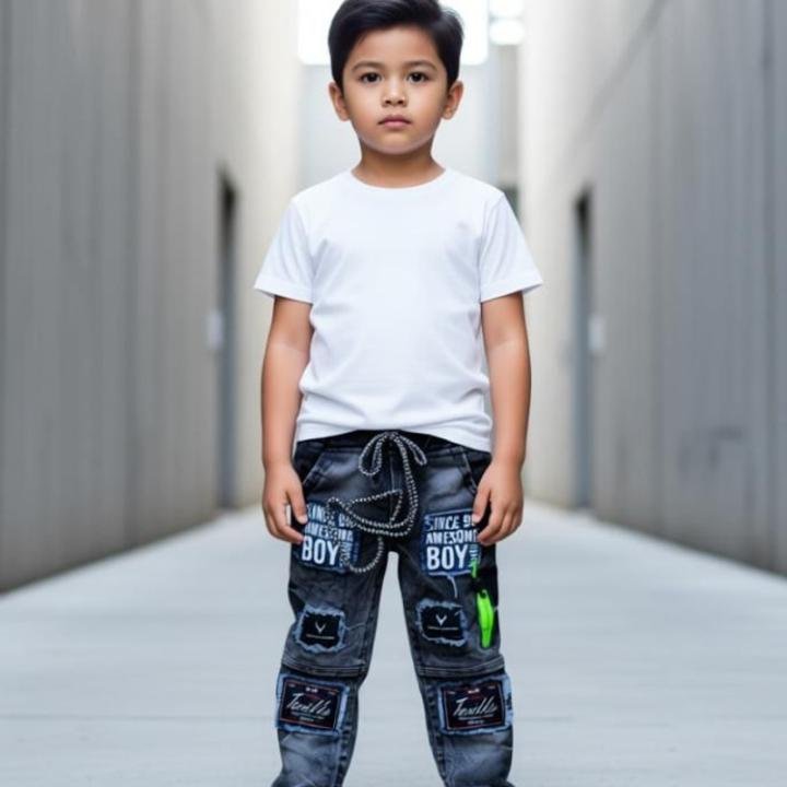 Boys Regular Mid Rise Dark Blue Jeans