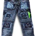 Boys Regular Mid Rise Dark Blue Jeans