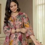 Women Printed Pure Cotton Straight Kurta